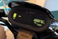 Tampilan spidometer lectrum H3i