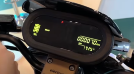 Tampilan spidometer lectrum H3i