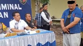 Polres Asahan amankan pelaku diduga melakukan penipuan, kelulusan P3K//Foto: Istimewa.