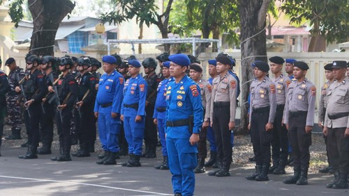 191 Personel Gabungan Dikerahkan Amankan Pekan Suci Paskah 2025 di Labuan Bajo//Foto: Istimewa.